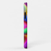 カラフルな金属フラクタルの光沢 Case-Mate iPhoneケース (裏面/右)