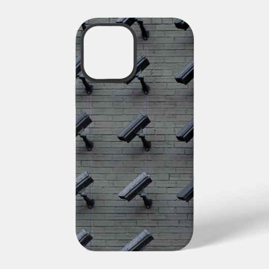 カラフルな防犯カメラ iPhoneケース (裏面)