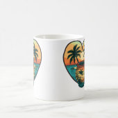 カラフルな陶器 I 美しい陶芸 コーヒーマグカップ (中央)