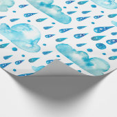 カラフルな雨の日 ラッピングペーパー (角)