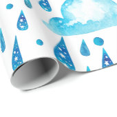 カラフルな雨の日 ラッピングペーパー (ロールコーナー)