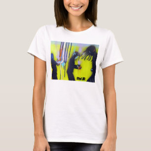 カラフルな雨 Tシャツ