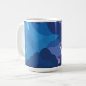 カラフルな雷雲 コーヒーマグカップ (正面左)