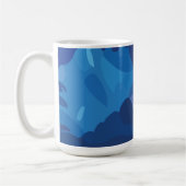 カラフルな雷雲 コーヒーマグカップ (左)