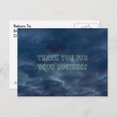 カラフルな青い空に感謝 ポストカード (正面/裏面)