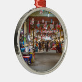 カラフルな韓国の市場 メタルオーナメント (右)