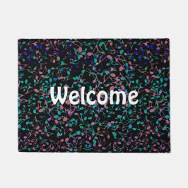カラフルな音楽はカスタマイズ可能なドア・マットに注意します ドアマット
