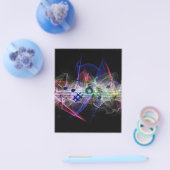 カラフルな音楽スタイル チラシ (シングル)