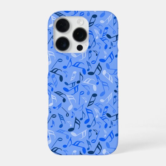 カラフルな音符  iPhoneケース (裏面)