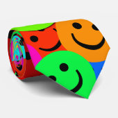 カラフルな顔 ネクタイ (ロール)