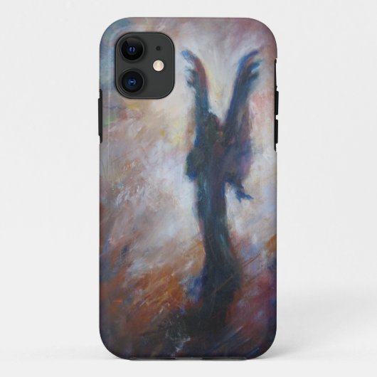 カラフルな風の天使のiPhoneの箱 Case-Mate iPhoneケース (裏面)