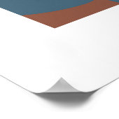 カラフルな風景ポスター ポスター (角)