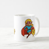 カラフルな飛行によってすごいお母さん コーヒーマグカップ (正面右)