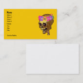 カラフルな骨組スカル 名刺 (正面/裏面)