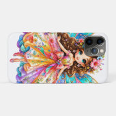 カラフルな魔法の妖精のデジタルクリップアート - かわいいファンタジー Case-Mate iPhoneケース (裏面(横))