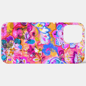 カラフルな魔法の抽象的な花 Case-Mate iPhoneケース (裏面 / 右)