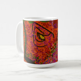 カラフルな魚のパターン コーヒーマグカップ