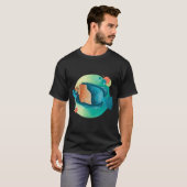 カラフルな魚 Tシャツ (正面フル)