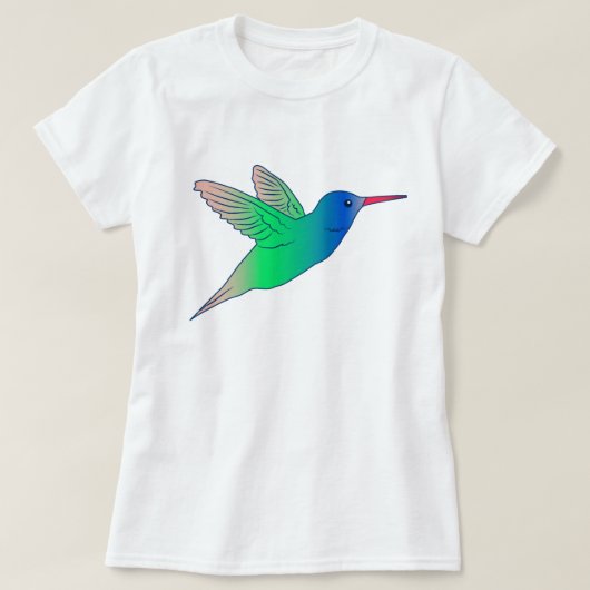 カラフルな鳥のグラフィック Tシャツ (デザイン正面)