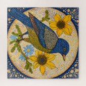 カラフルな鳥 ジグソーパズル (横)