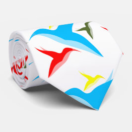 カラフルな鳥 ネクタイ