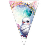 カラフルな鳩 バンティングフラッグ (第3の旗)
