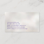 カラフルな鳳凰の鳥  名刺 (裏面)