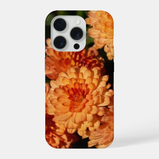 カラフルな黄色い花 iPhoneケース (裏面)