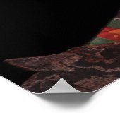 カラフルな黒人女性のポスター ポスター (角)