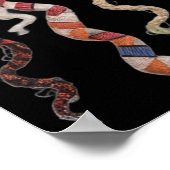 カラフルな黒人女性のポスター ポスター (角)