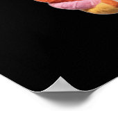 カラフルな黒人女性のポスター ポスター (角)