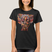 カラフルな黒人女性を祝うTシャツ Tシャツ (正面)