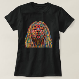 カラフルな黒人女性を祝うTシャツ Tシャツ