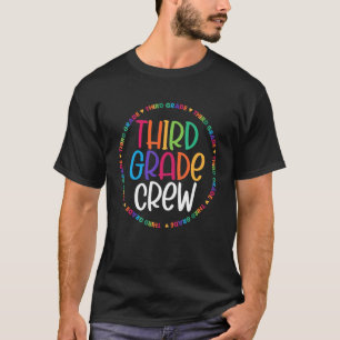 カラフルな3年生チーム 2学期が始まる Tシャツ