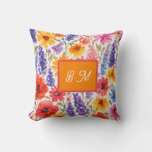 カラフルな 明るい 夏の 花園が Bloom（咲き誇る）