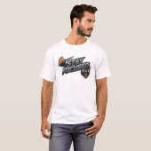 カラフルな「STAY FOCUSED」プリントがおしゃれ Tシャツ (正面フル)