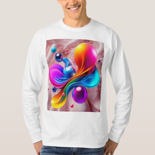 カラフルな Tシャツ (正面)