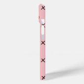 カラフルな"XOXO"ハートのバレンタインデー Case-Mate iPhoneケース (裏面 / 左)