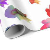 カラフルなBettaのアクアリウムの魚の包装紙 ラッピングペーパー (ロールコーナー)