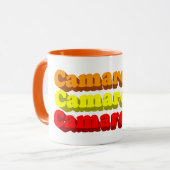 カラフルなCamaroのアクセントのマグ マグカップ (正面左)