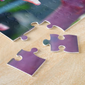 カラフルなeclectusのオウム ジグソーパズル (側面)