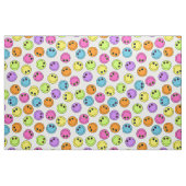 カラフルなEmojiは直面します ファブリック (ファットクウォーター)