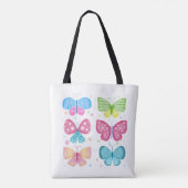 カラフルなFlutterの友達 トートバッグ (裏面)