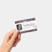 カラフルなIDカード（横型） バッジ (手持ち)