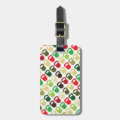 カラフルなKettlebellsのための ラゲッジタグ (正面縦)