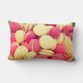 カラフルなmacaronのmacaroonsの甘い枕クッション ランバークッション (裏面)