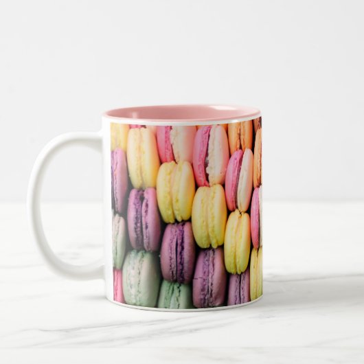 カラフルなMacaroons ツートーンマグカップ (左)