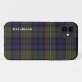 カラフルなMacLellanの一族のタータンチェック格子縞 Case-Mate iPhoneケース (裏面(横))