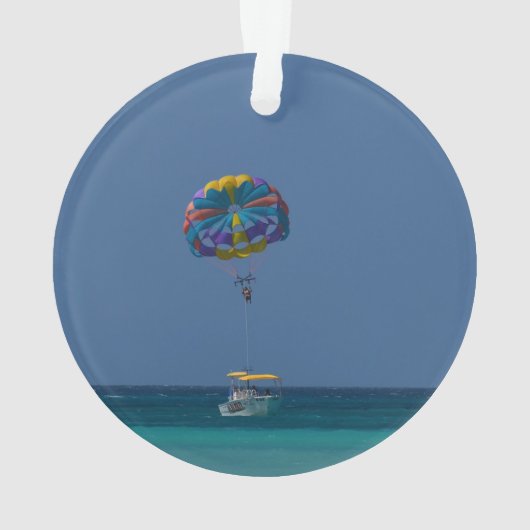 カラフルなParasailing オーナメント (裏面)
