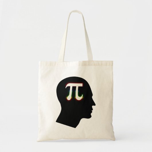 カラフルなPiの心-数学のバッグ トートバッグ (正面)